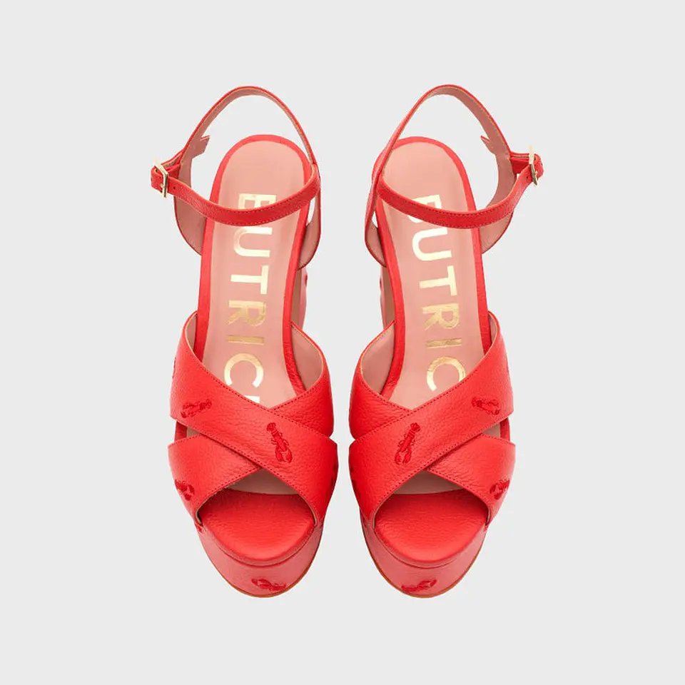 FLAVIA PLATAFORMA ROJO 4