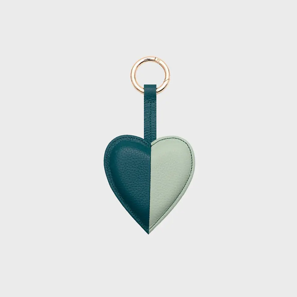 CHARM CORAZÓN AISSA VERDE 1