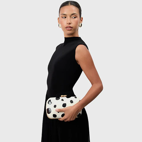 CLUTCH PILLBOX 101 DALMATIANS HUESO