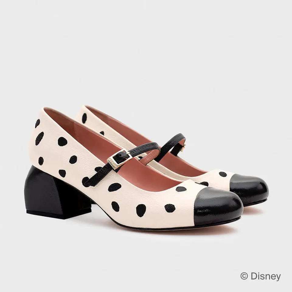 101 DALMATIANS MIDI HUESO NEGRO 4