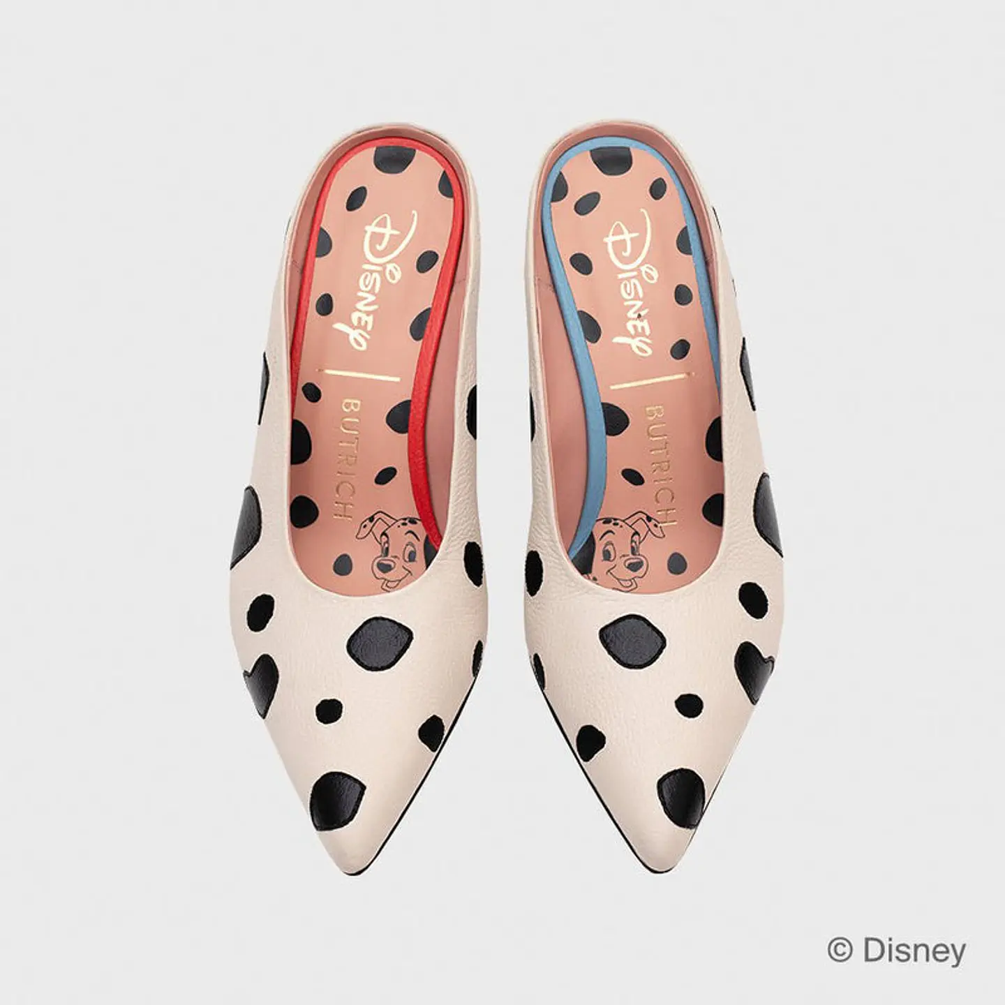 101 DALMATIANS MULE PUMP HUESO NEGRO 6