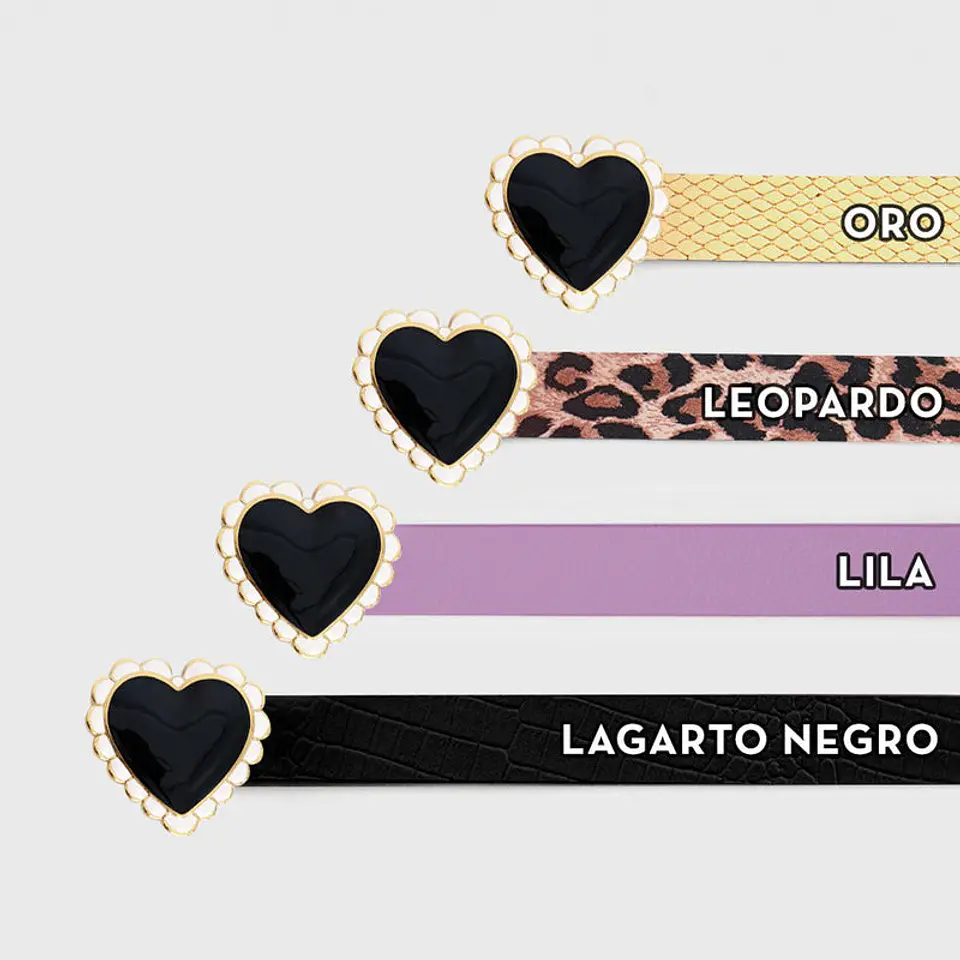 CORREA AMIRA HUESO NEGRO 7