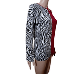 Polera Asimétrica Print Mujer