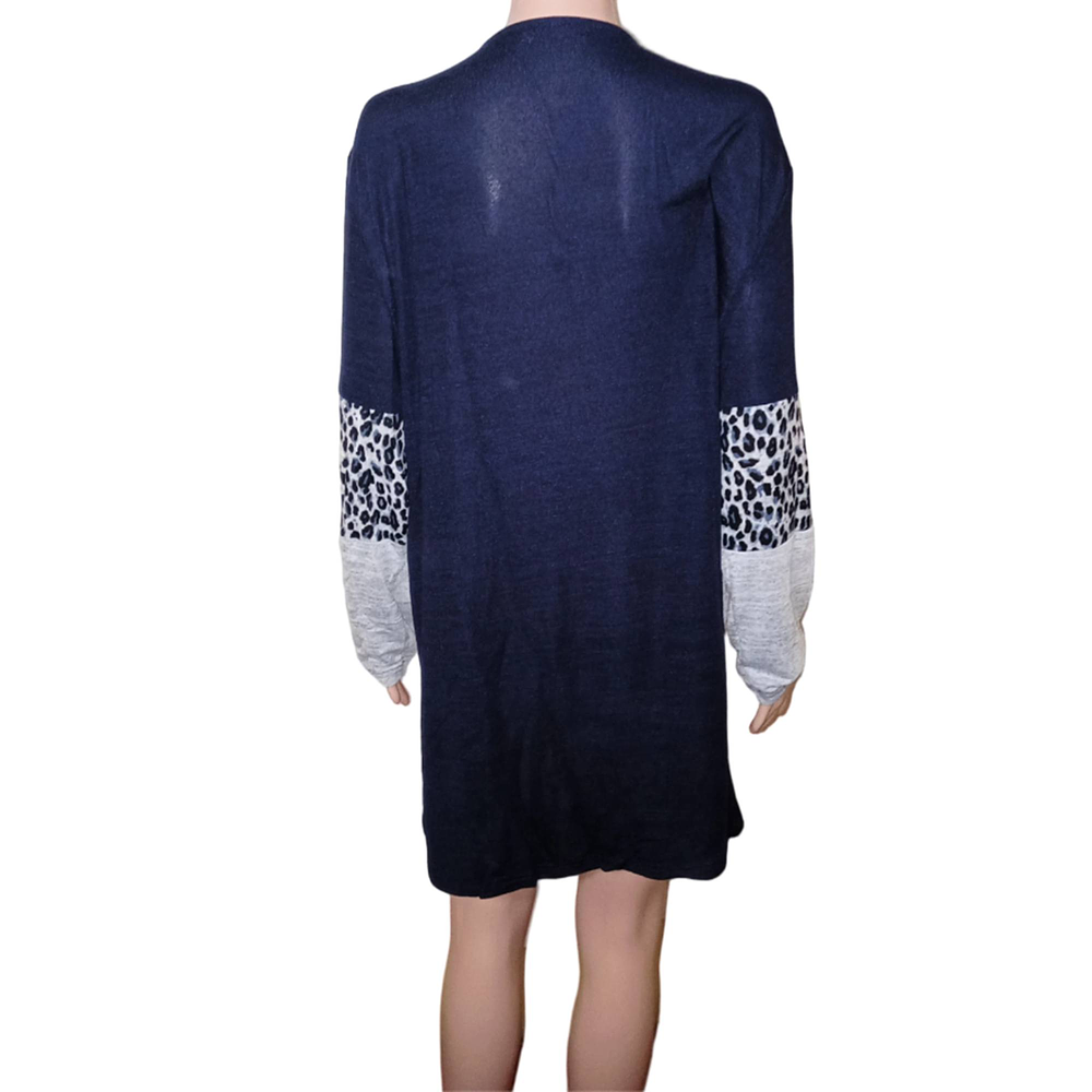 Polera Animal Print con Cierre