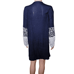 Polera Animal Print con Cierre