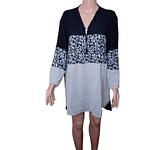 Polera Animal Print con Cierre