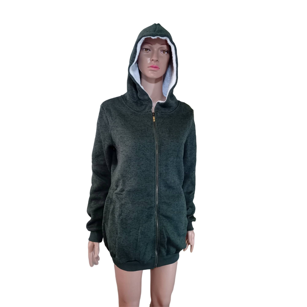 Polerón Mujer Con Gorro