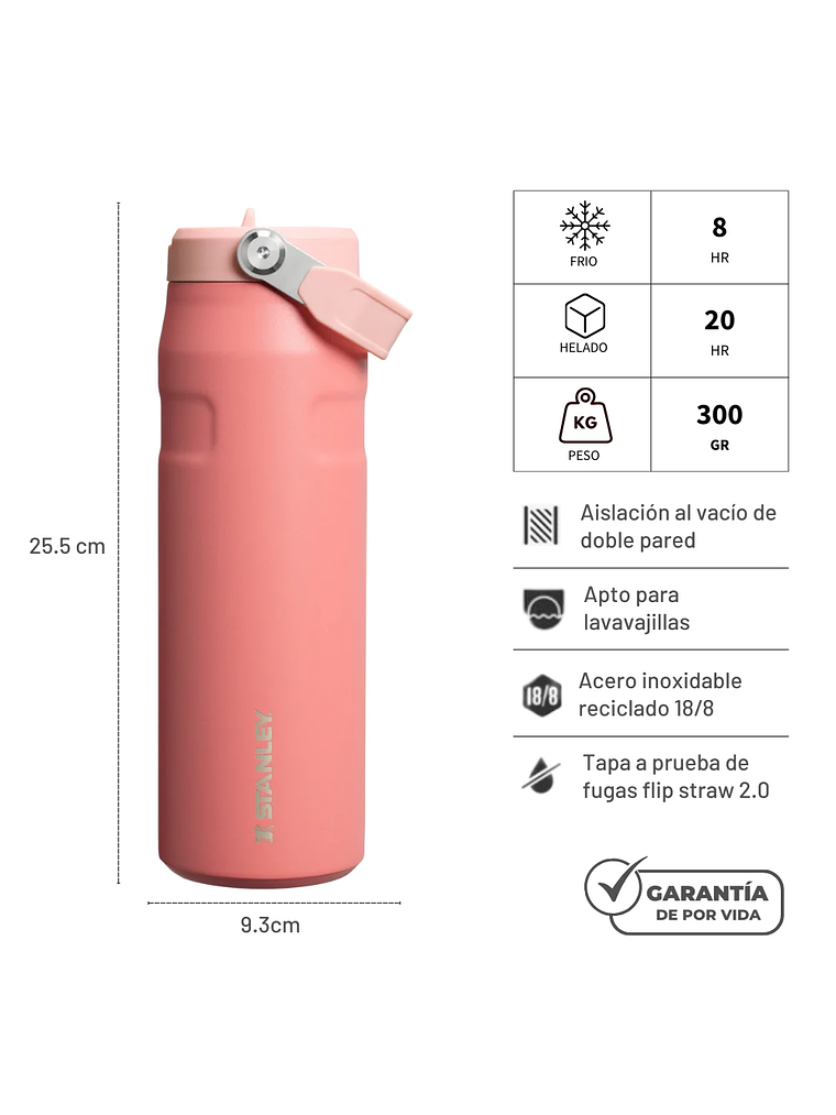 AEROLIGHT FLIP STRAW TERRACOTA 710 ML 2