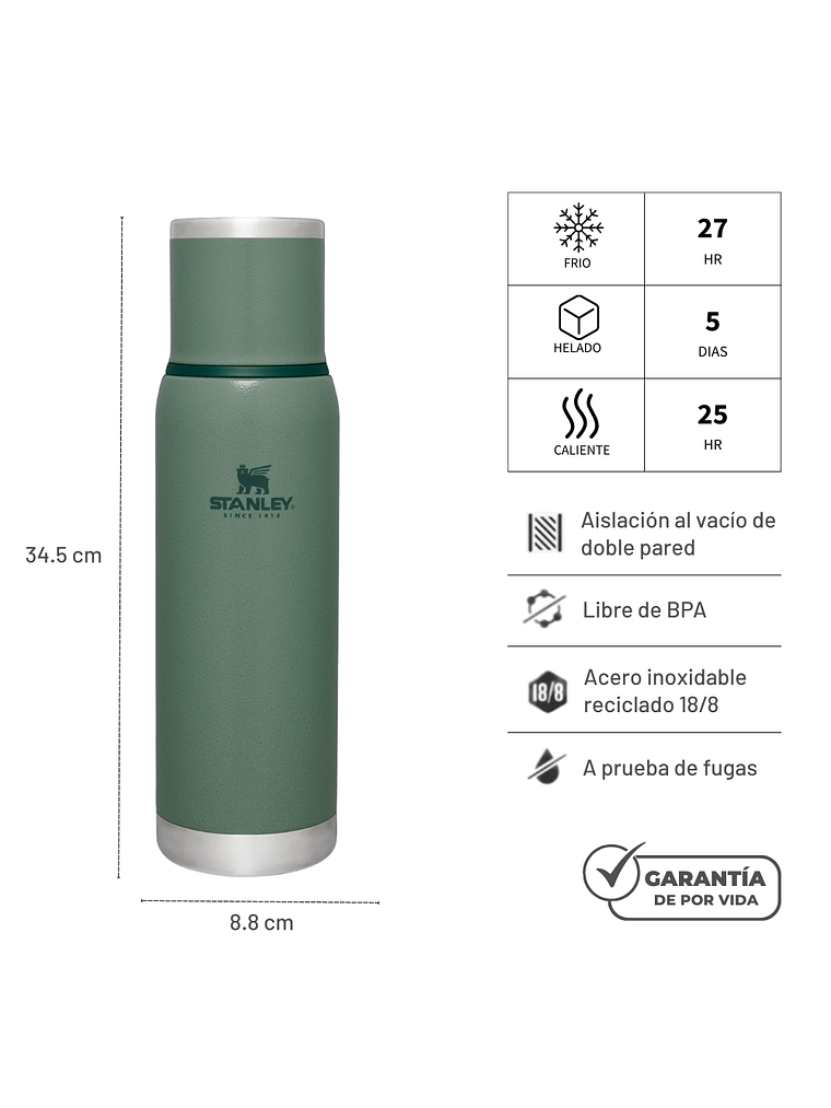 TERMO ADVENTURE TO-GO GREEN 1 LT 4