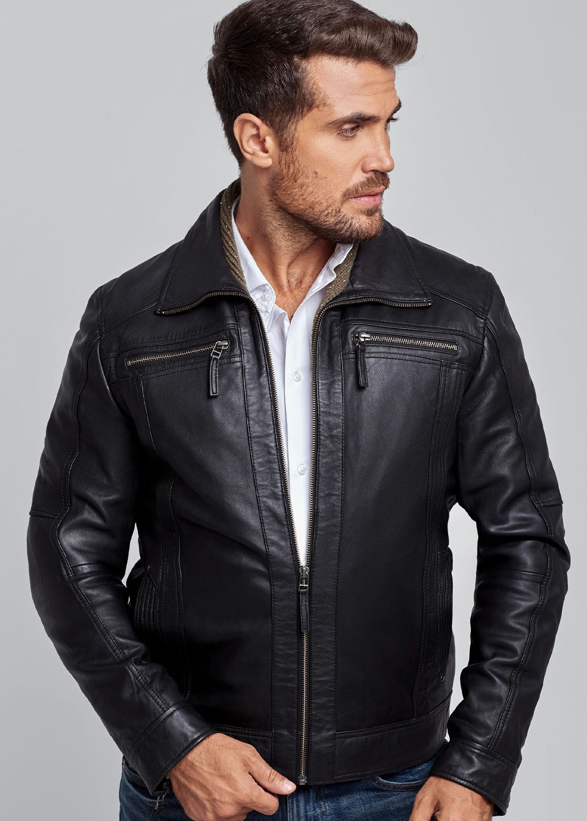 CASACA MODELO RAY ESTILO VINTAGE 1