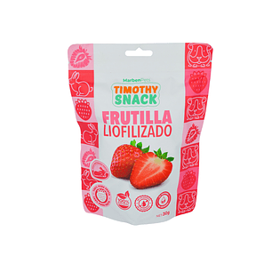 TIMOTHY SNACK LIOFILIZADO SABOR FRUTILLA 30 GR