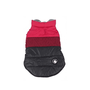 CHAQUETA CON CUADROS ROJOS M