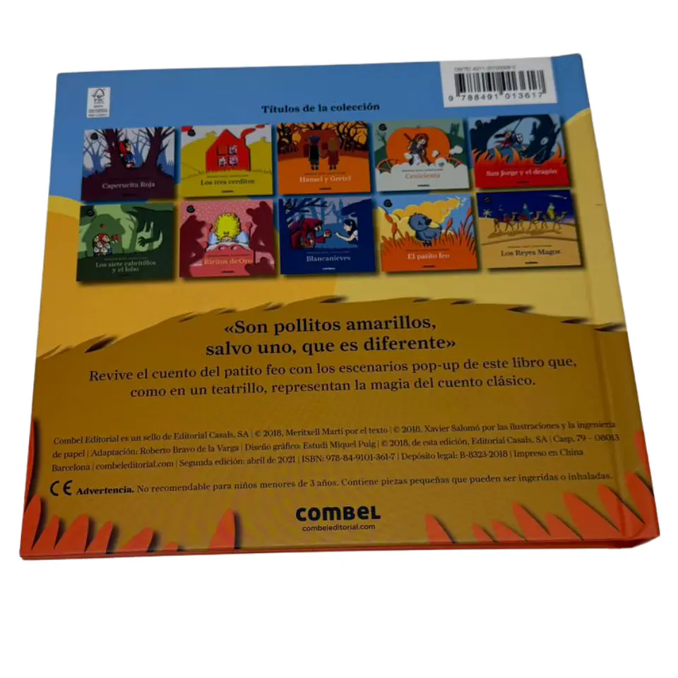 El Patito Feo - Libro Pop-Up Infantil 3