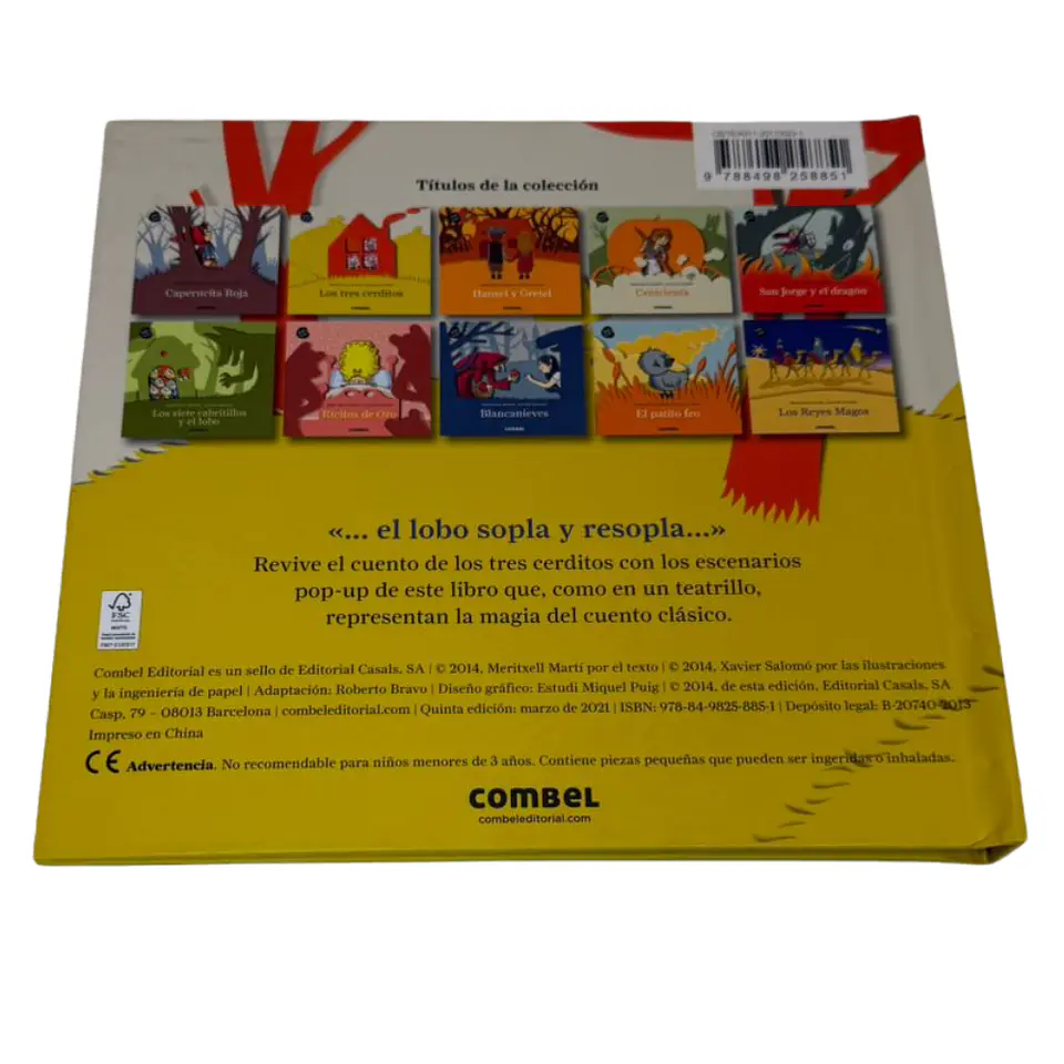 Los tres cerditos - Libro Pop-Up 3
