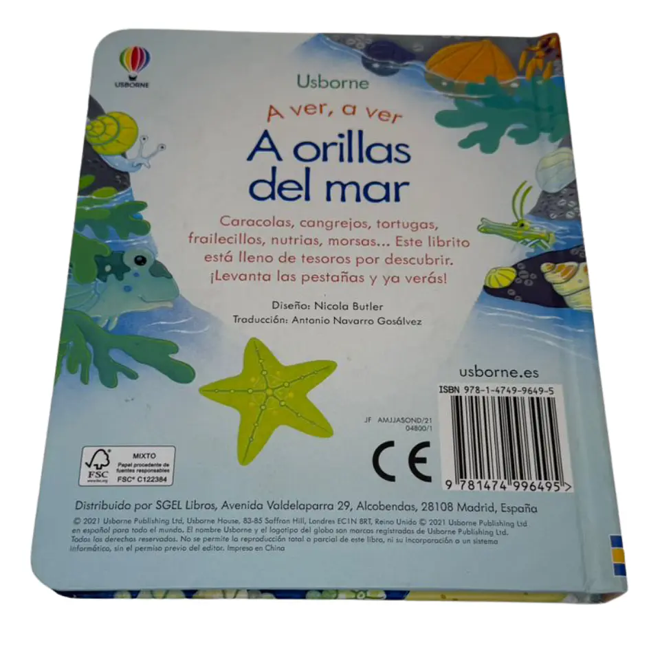 A orillas del mar (A ver, a ver) - Libro interactivo con solapas 3