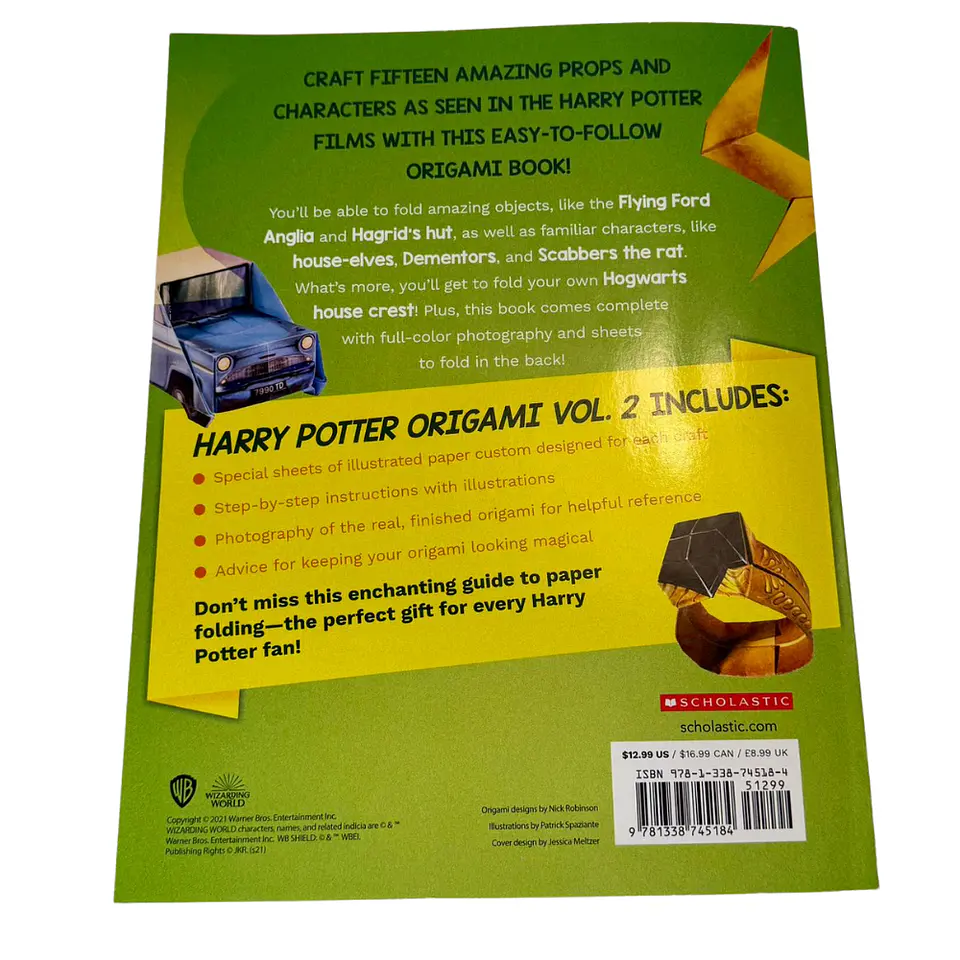 Harry Potter Origami Vol. 2 - Libro de Actividades 3