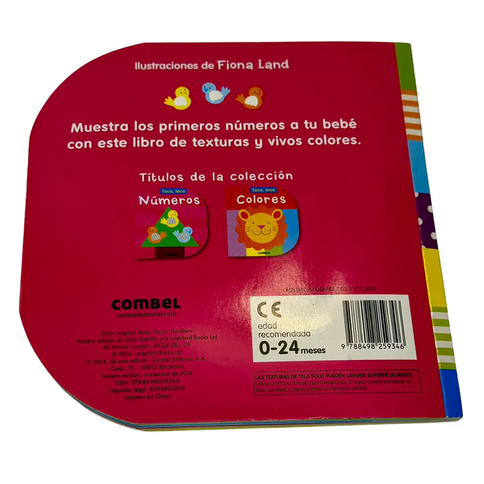 Toca, Toca Números - Libro con Texturas 3