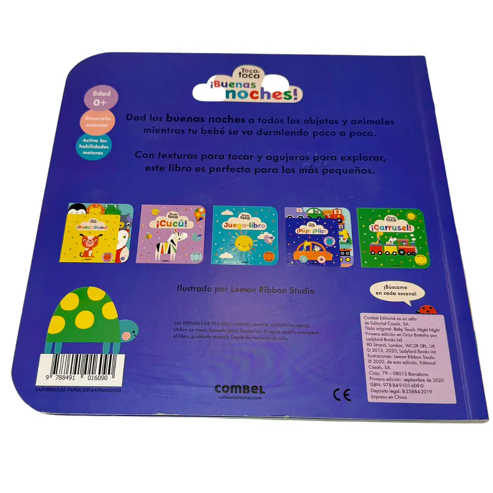 Toca, Toca: ¡Buenas Noches! - Libro Sensorial 3