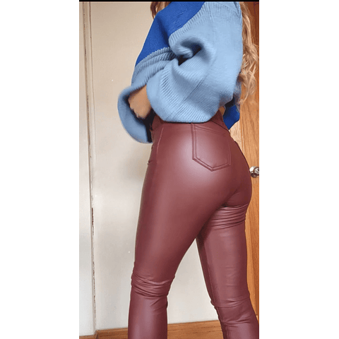 Pantalon Cuerina opaco/ Micropolar 