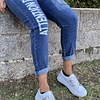 Joggers Jeans Azul/Gris
