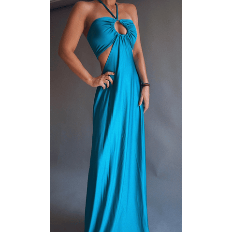 Maxi Vestido LEIAH CALIPSO OSCURO