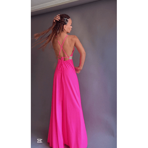 Vestido INDI FUCSIA