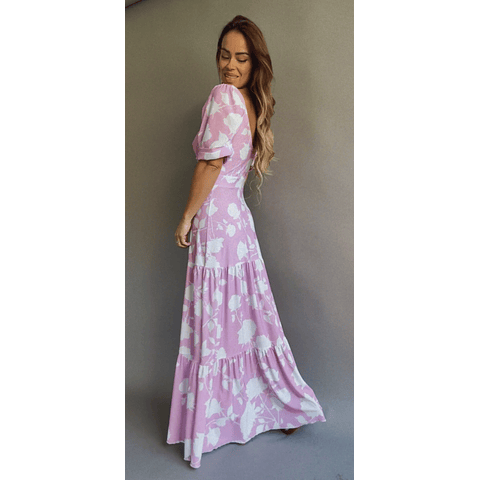 Maxi VESTIDO ANGELA Lila