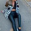 Chaqueta BICOLOR CEBRA O PRINT