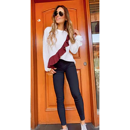 Pantalon negro full pitillo