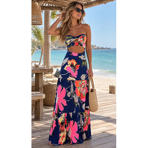 Maxi VESTIDO EMMA FLOREADO