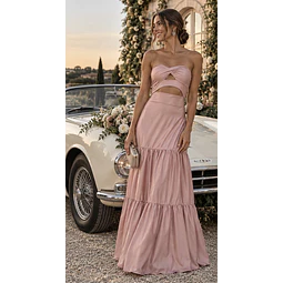Maxi VESTIDO EMMA PALO ROSA