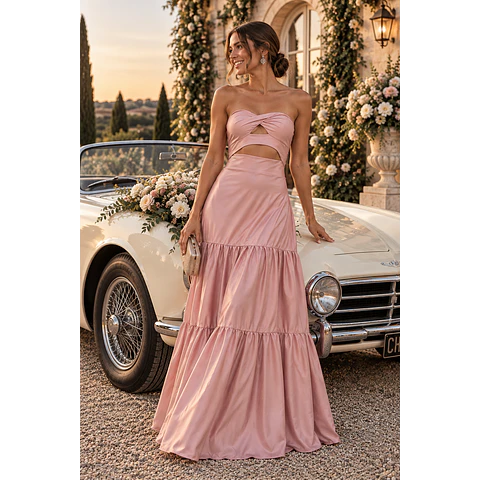 Maxi VESTIDO EMMA PALO ROSA