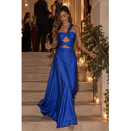 Maxi VESTIDO LUNA AZUL REY
