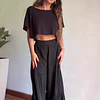 Pantalón Palazzo Volantes