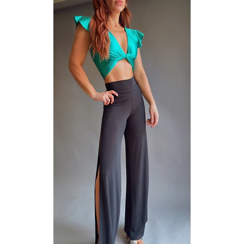 Top ELSA Verde con Brillos