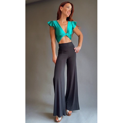 Top ELSA Verde con Brillos