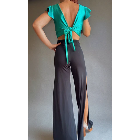 Top ELSA Verde con Brillos