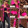 Camisón tipo chaqueta animal print 