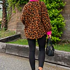 Camisón tipo chaqueta animal print 