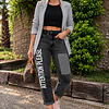 Joggers Jeans Azul/Gris