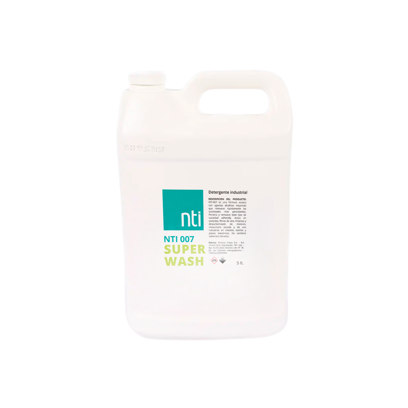 Detergente limpieza de techos: NTI SuperWash-007