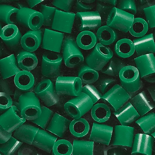 500 Perler verde oscuro