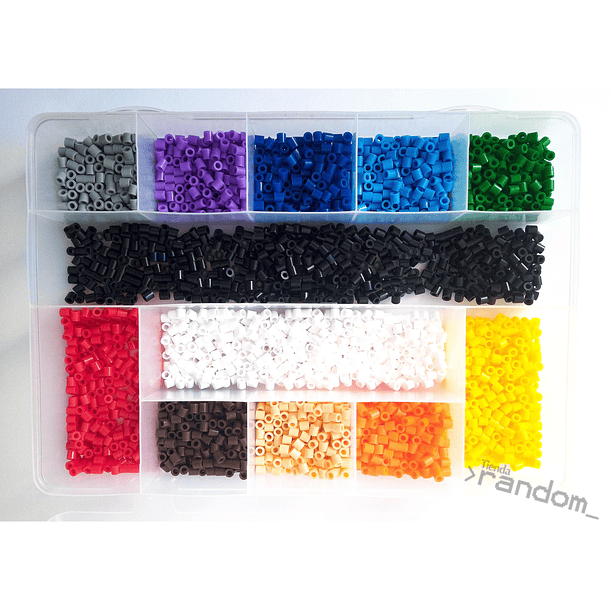 Pack Caja 12 Colores - 3500 beads 4