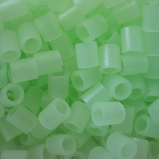 250 beads S-G6 verde brilla en la oscuridad