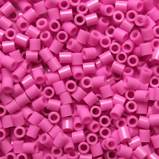 250 beads S-06 rosado frambuesa