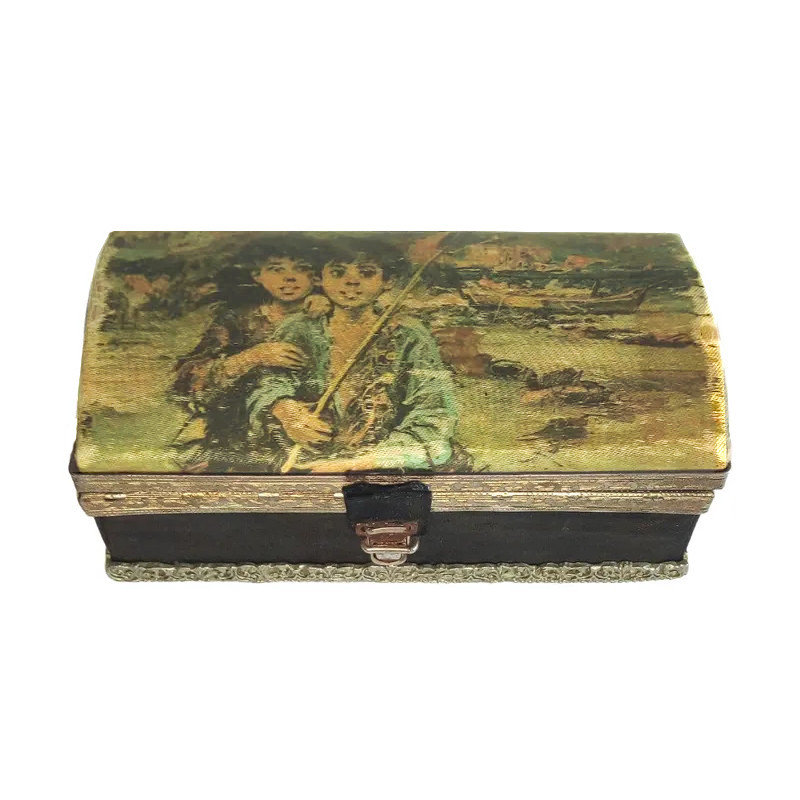 Caja de madera vintage