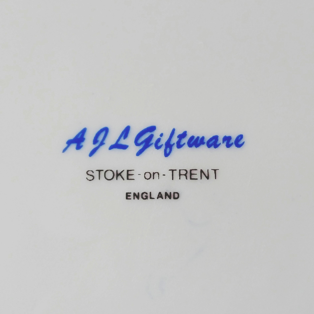 Plato decorativo porcelana inglesa 25º Aniversario 5