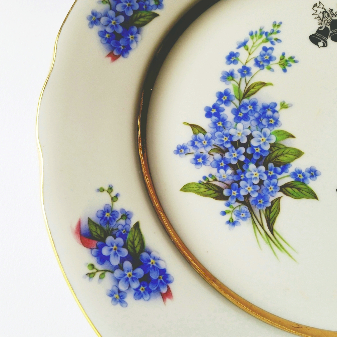 Plato decorativo porcelana inglesa 25º Aniversario 2