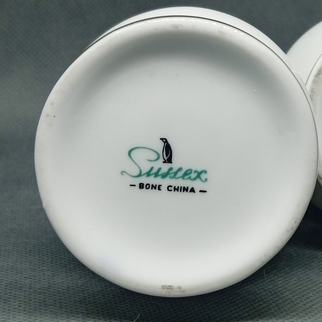 Dos floreros pequeños de porcelana Sussex (Loza Penco) - años 70 2