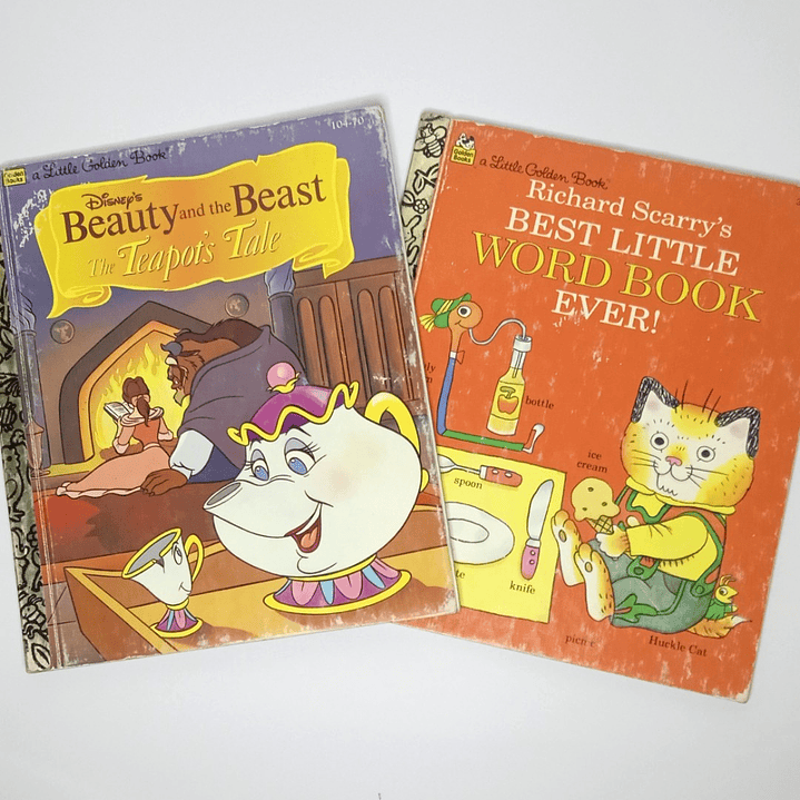 Ocho libros infantiles en inglés de Little Golden Books - 1984 a 1995 2